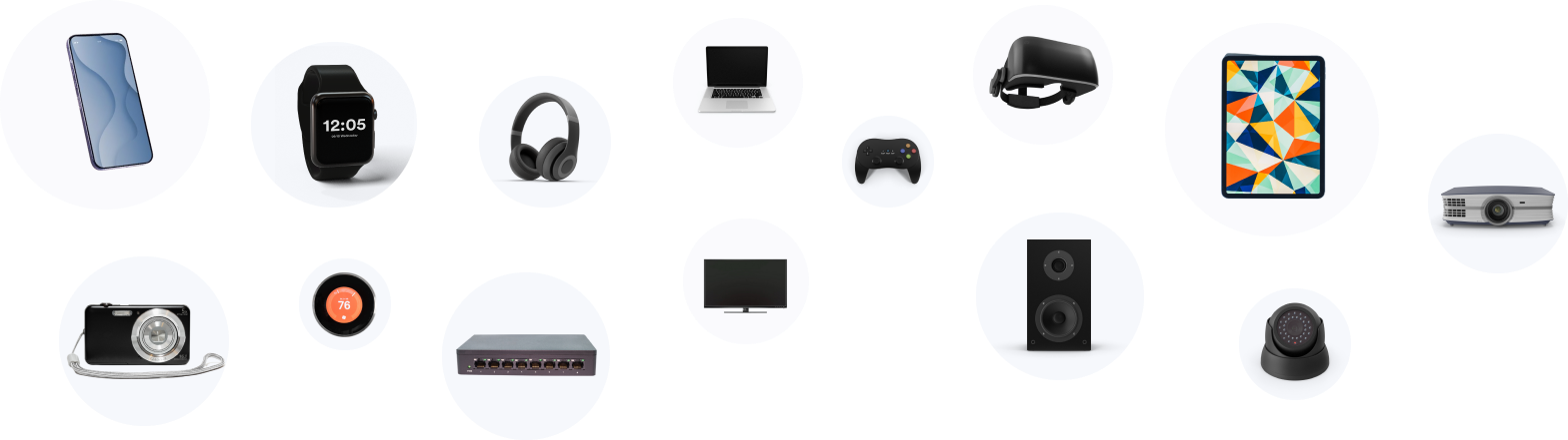 Wide range of electronic devices